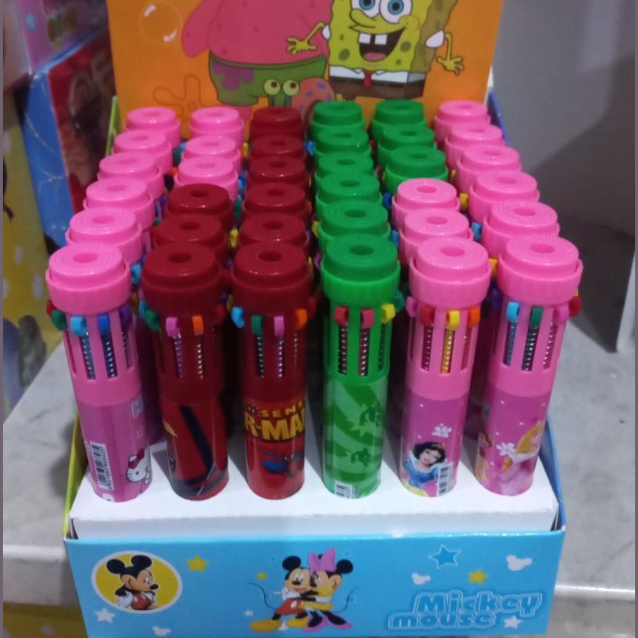 10 Color Ball Pen Each - Win Bachat