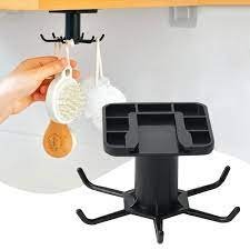 360 Degrees Rotated Kitchen Hooks Self Adhesive 6 Hooks - Win Bachat