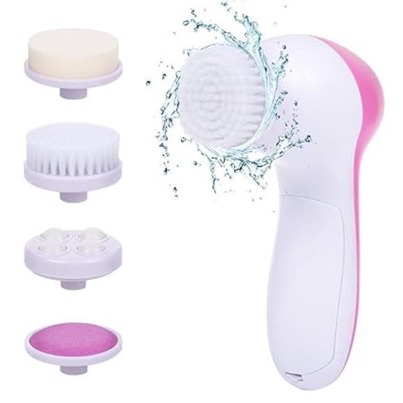 5 In 1 Face Massager Facial Cleanser Skin Care Treatment - Win Bachat