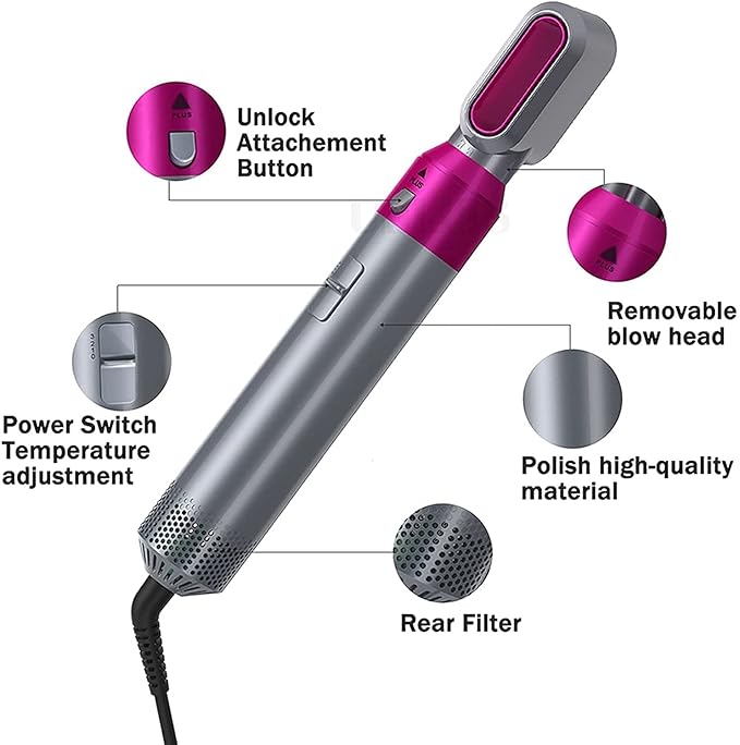5 in 1 hair dryer - Win Bachat