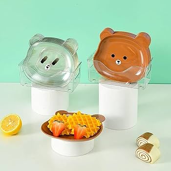 8Pcs Bear Snack Plate set - Win Bachat