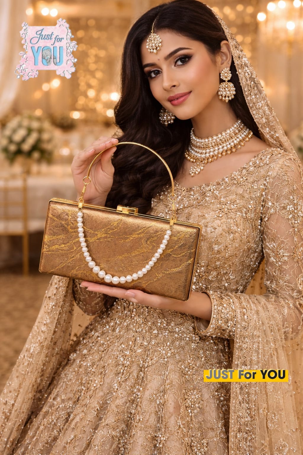 FANCY CLUTCHES FOR WOMEN BEST FOR WEDDING FUNCTIONS - HB008-5