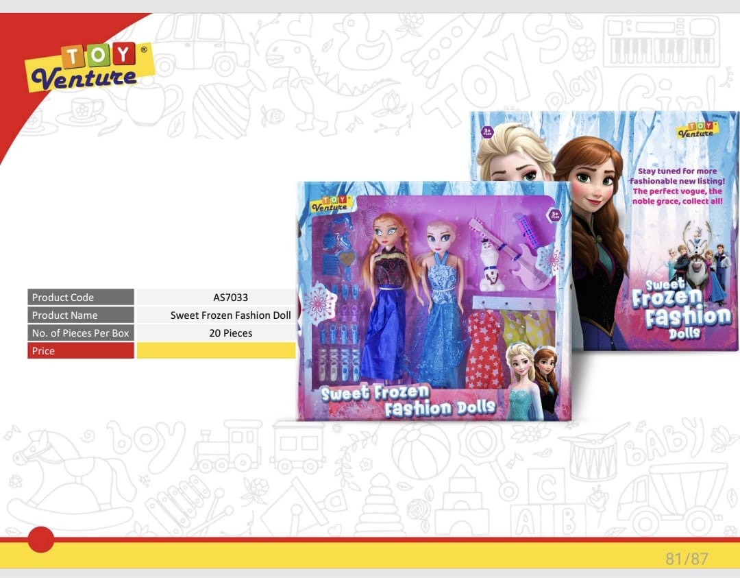 Sweet Frozen Twin Fashion Doll Set - AS7033 - Win Bachat