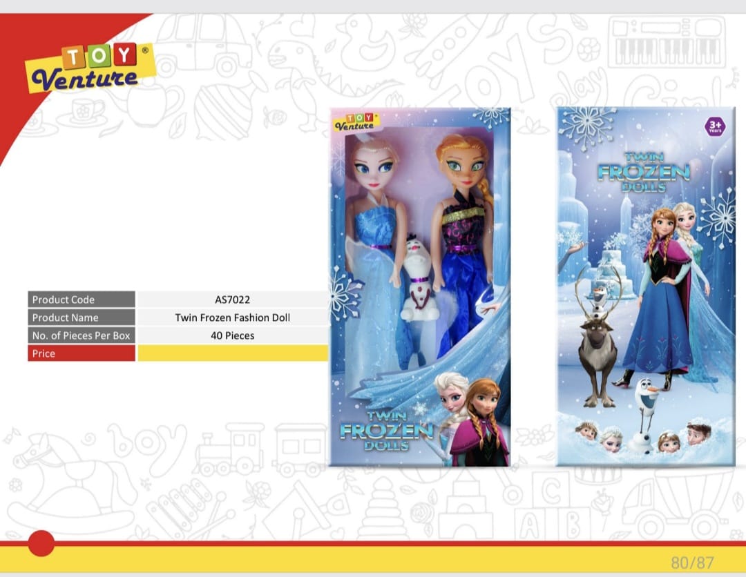 Twin Frozen Fashion Dolls Set - AS7022 - Win Bachat