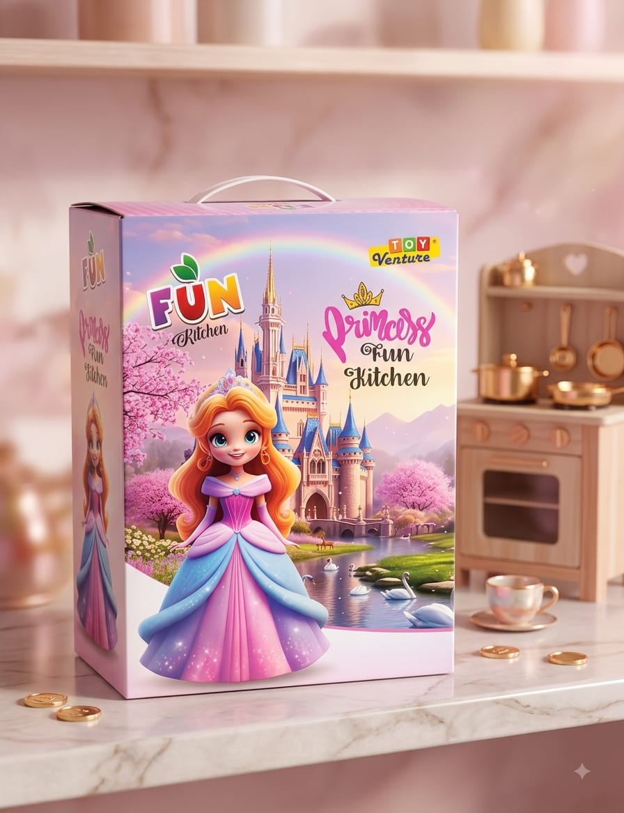 Princess Fun Kitchen Pretend Play Set - Win Bachat
