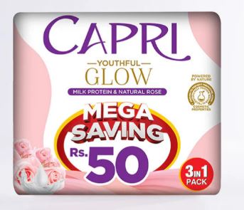 CAPRI SOAP - 150GX3 (PINK) - Win Bachat
