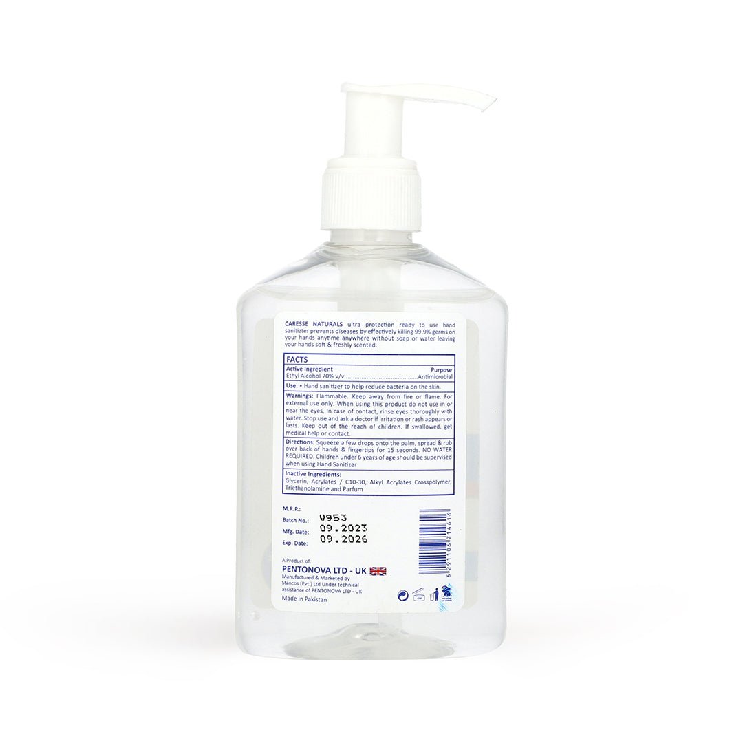 CARESSE NATURAL HAND SANITIZER SOOTHING ORIGINAL - 250ML - Win Bachat