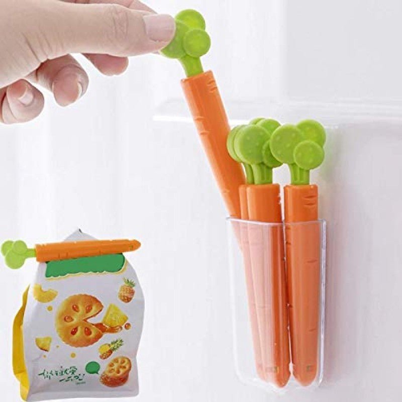 Carrot Sealing Clip (Set Of 5) - Win Bachat