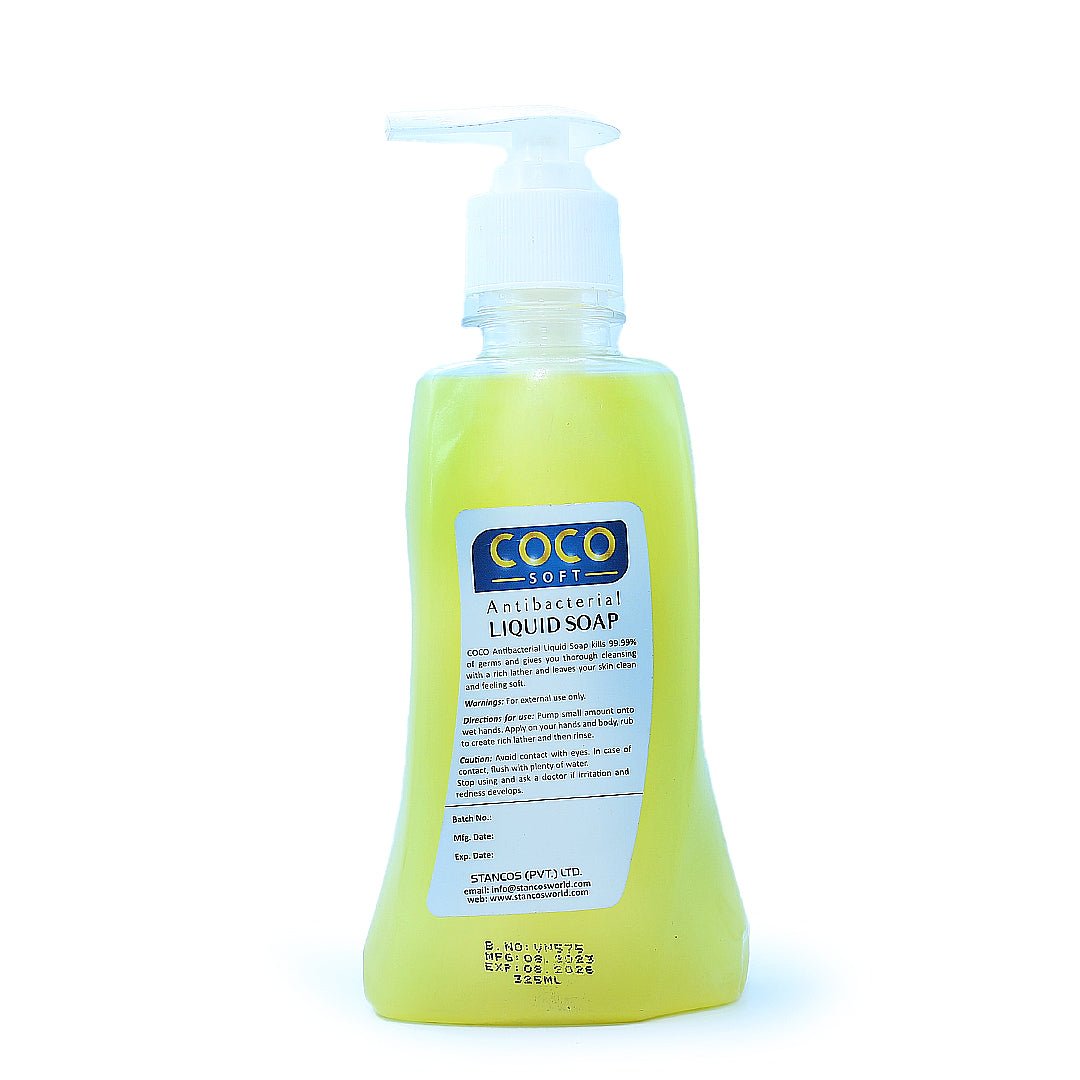 COCO SOFT Antibacterial Liquid Soap (Clean & Fresh) - 325ml - Win Bachat