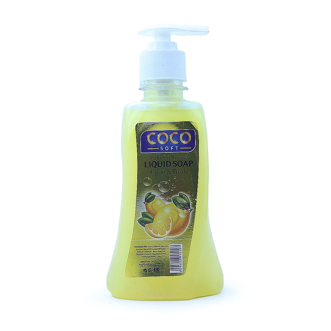 COCO SOFT Antibacterial Liquid Soap (Clean & Fresh) - 325ml - Win Bachat