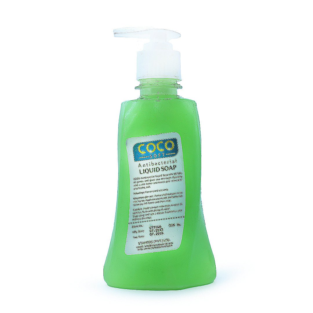 COCO SOFT Antibacterial Liquid Soap (Flower Basket) - 325 ml - Win Bachat
