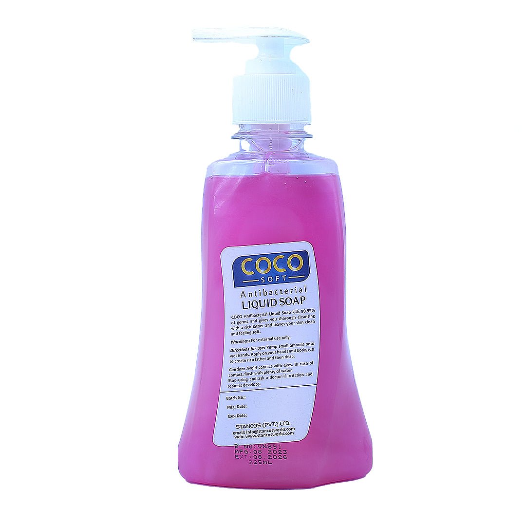 COCO SOFT Antibacterial Liquid Soap (Orchid Ecstasy) - 325 ml - Win Bachat