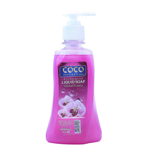 COCO SOFT Antibacterial Liquid Soap (Orchid Ecstasy) - 325 ml - Win Bachat