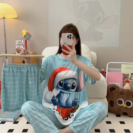 CUTE GIRLS 3 PCS NIGHTWEAR (THAILAND) - MALAI COTTON - Win Bachat