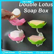 DOUBLE LAYER FLOWER SOAP HOLDER - Win Bachat