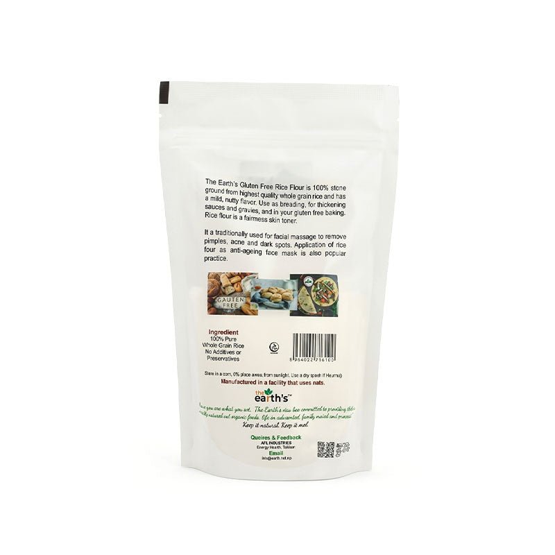 Earth's Rice Flour Gluten Free 500gm - Win Bachat