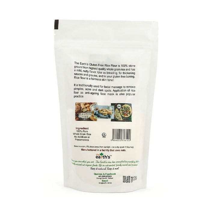 Earth's Rice Flour Gluten Free 500gm - Win Bachat
