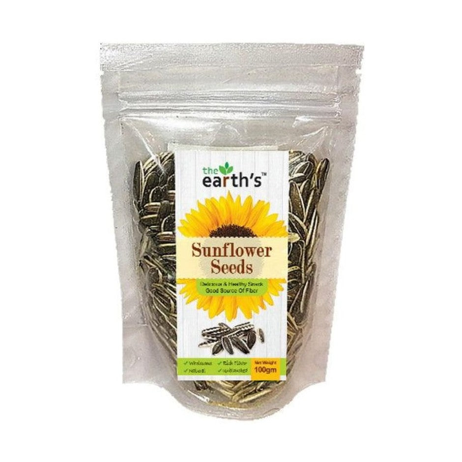 Earth's Sunflower Seeds Roasted 100gm - Win Bachat