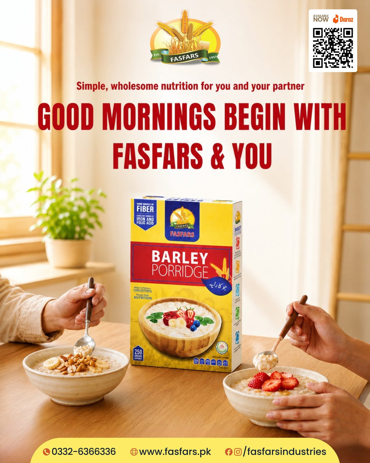 Fasfars Barley Porridge 250g - Win Bachat