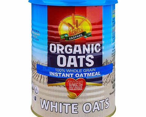 Fasfars White Oats Low Sugar (Blue) 400g Tin - Win Bachat