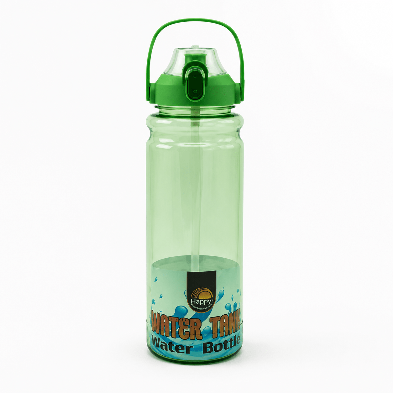 Green Sport Grip Water Bottle - Win Bachat