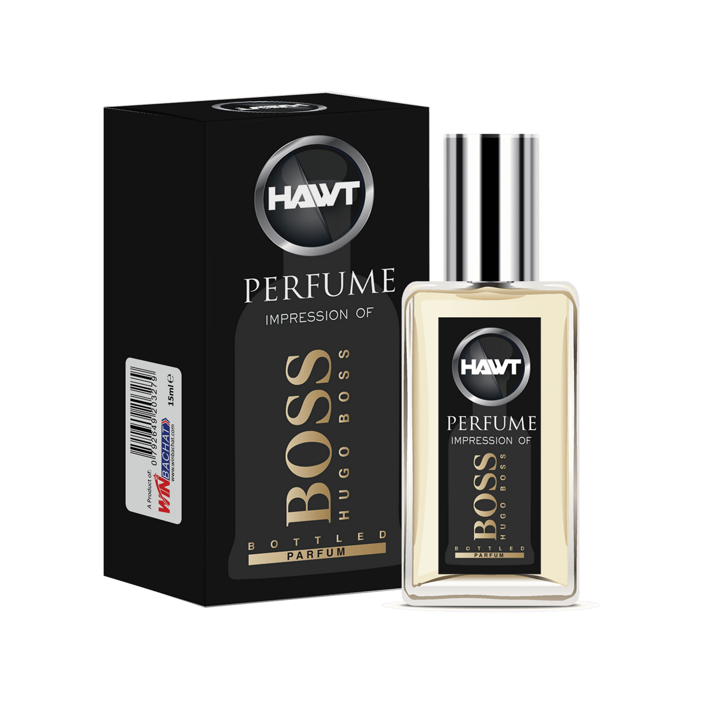 Hawt Perfume Hugo Boss – 15 ml - Win Bachat