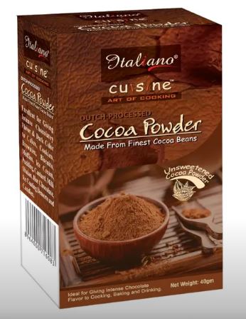 Italiano Unsweetened Cocoa Powder 40g - Win Bachat