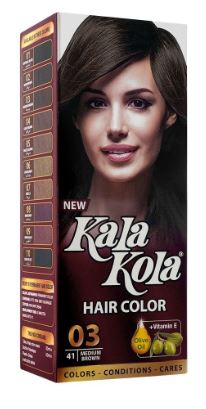 KALA KOLA HAIR COLOUR 03 MEDIUM BROWN - Win Bachat