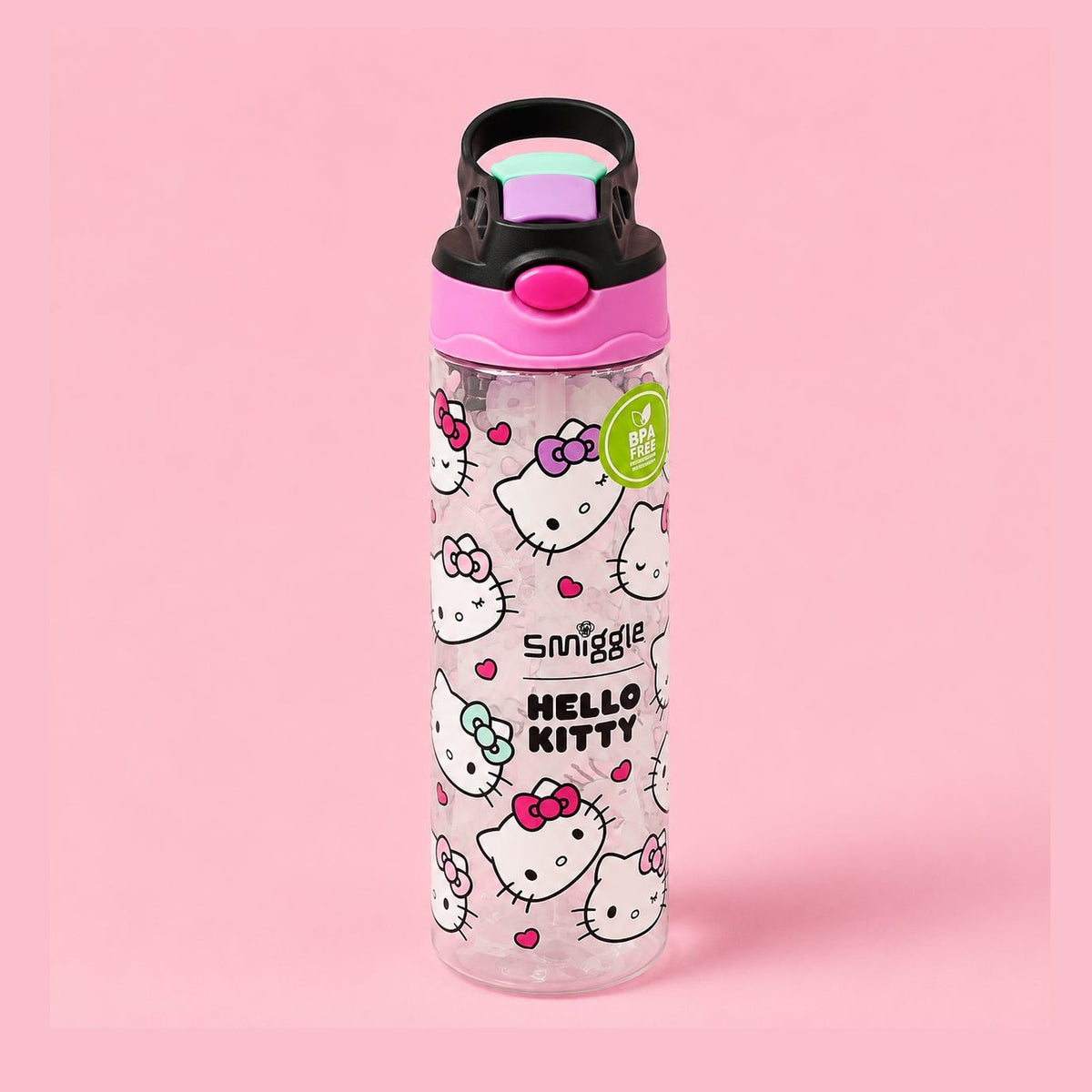 Kids Hello Kitty Plastic Flip Top Bottle - Win Bachat