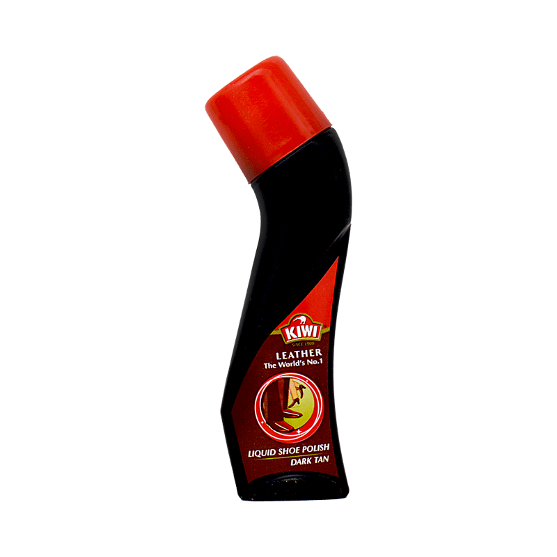 KIWI LIQUID SHOE POLISH 75ML (DARK TAN) - Win Bachat