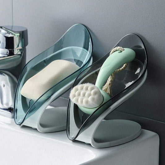 Leaf Shape Drain Soap Holder - Win Bachat