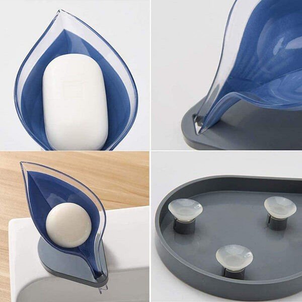 Leaf - Shaped Draining Soap Holder - Win Bachat