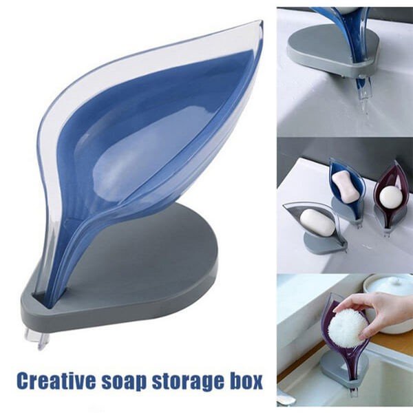Leaf - Shaped Draining Soap Holder - Win Bachat