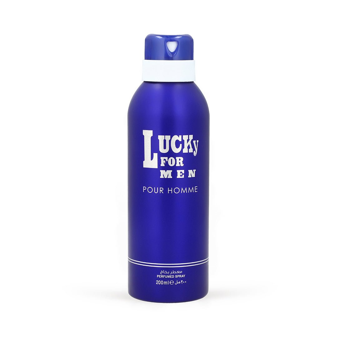 Lucky Body Spray 200Ml - Tik Tik Mid Lucky Men - Win Bachat