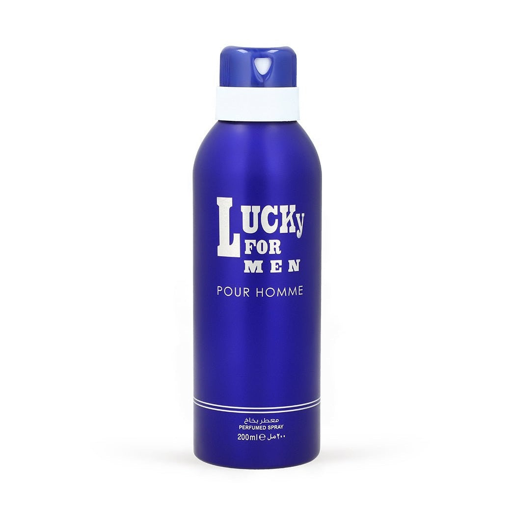 Lucky Body Spray 200Ml - Tik Tik Mid Lucky Men - Win Bachat