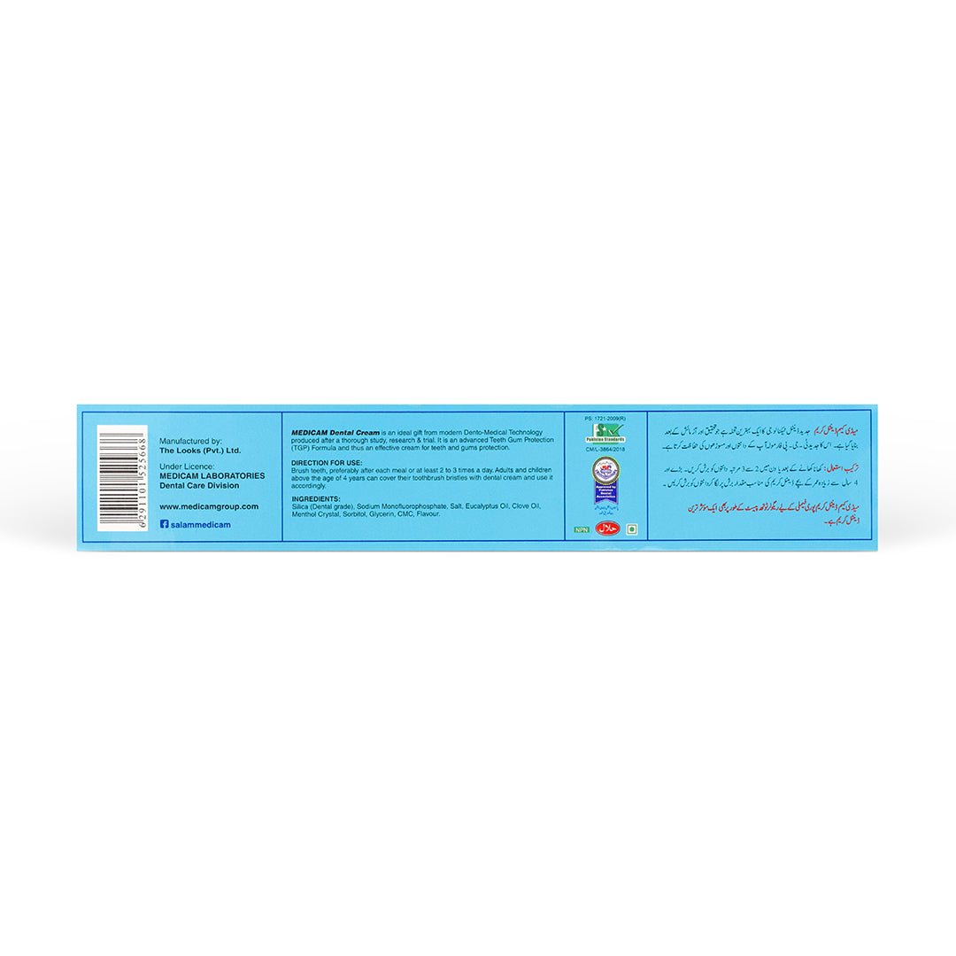 Medicam Toothpaste - 180Gm (With Brush) - Win Bachat