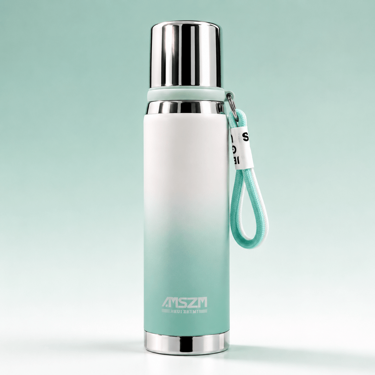Mint Matte Finish Stainless Steel Bottle - Win Bachat