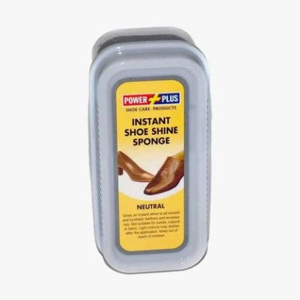 POWER PLUS INSTANT SHOE SHINE SPONGE - NEUTRAL - Win Bachat