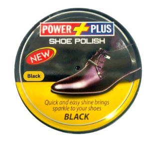 POWER PLUS SHOE POLISH - 90ml (BLACK) - Win Bachat