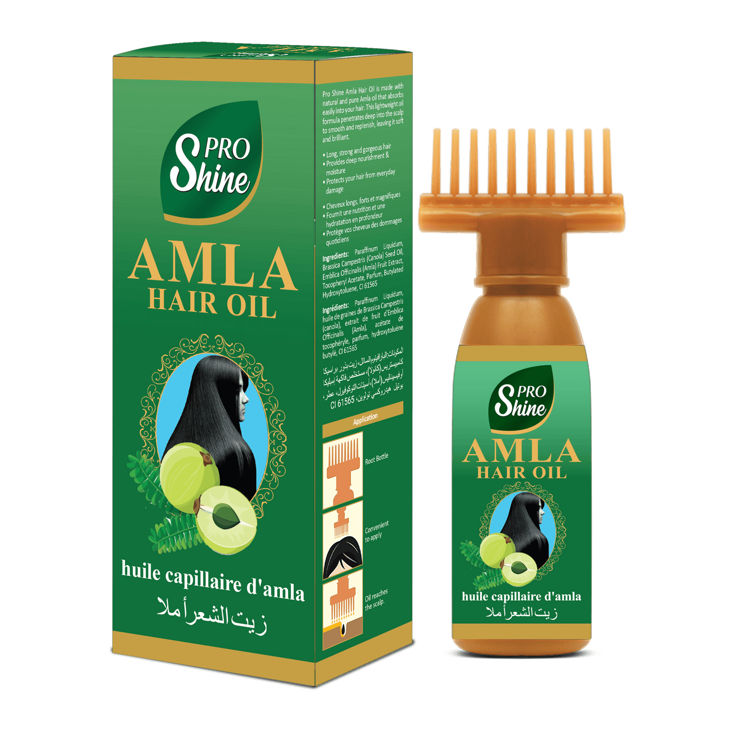 PRO SHINE HAIR OIL AMLA - 120ml (WIN BACHAT) - Win Bachat