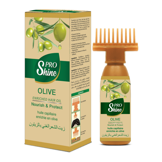 PRO SHINE HAIR OIL OLIVE - 120ml (WIN BACHAT) - Win Bachat