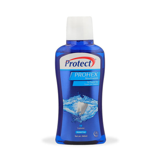 Protect Prohex Mouthwash Fresh Mint 260Ml - Win Bachat