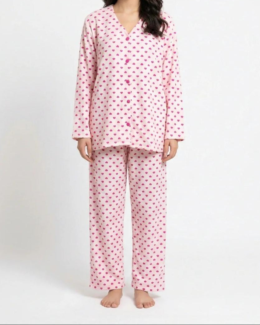 SAJERIO NIGHT WAER FOR WOMEN - POP CORN CRINKLE ( MADE IN TURKEY ) - Win Bachat