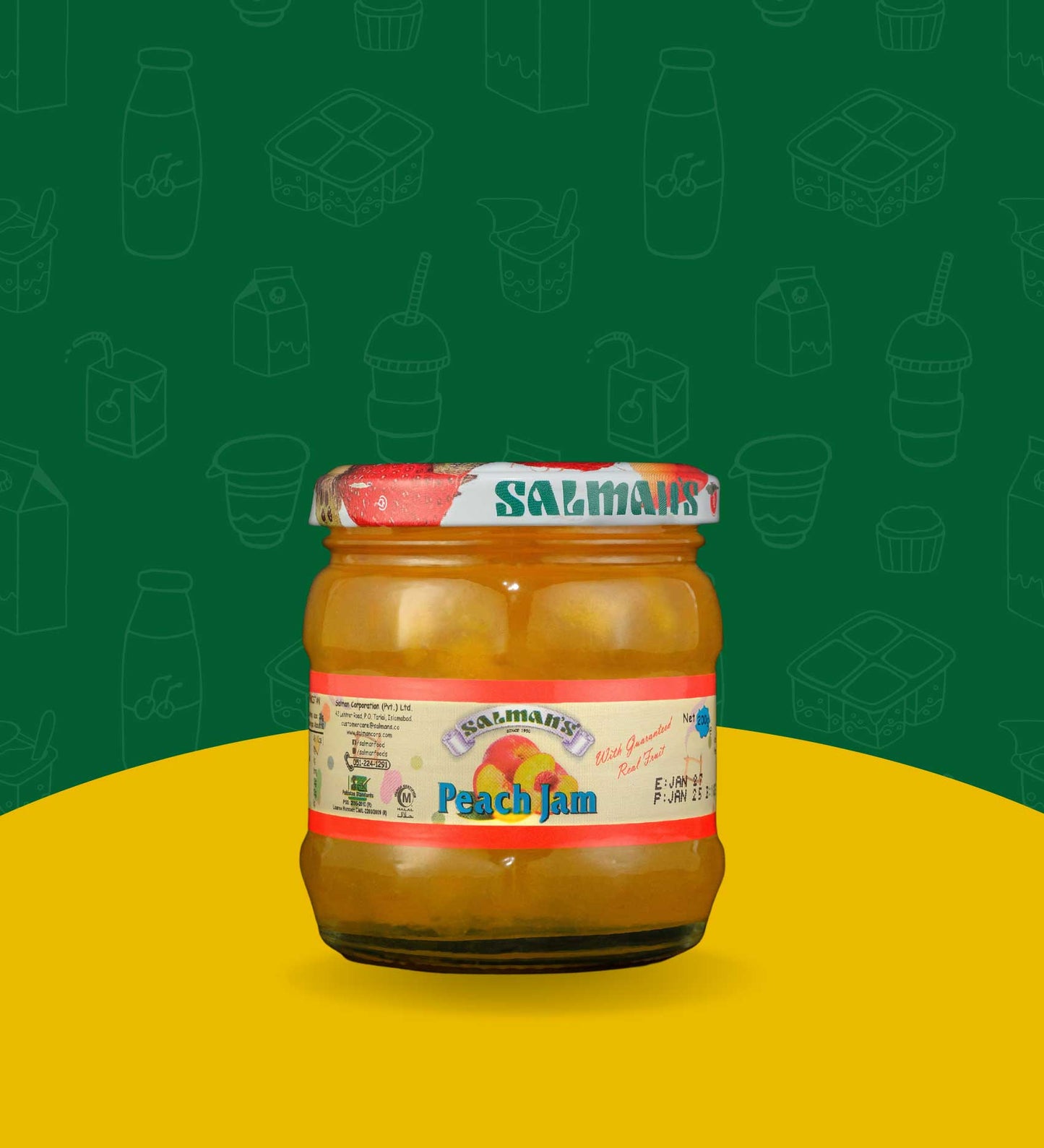 SALMAN JAM PEACH - 200GM - Win Bachat