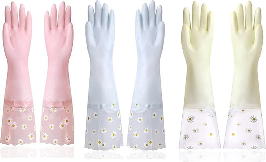 Silicone Washing Full Gloves - Win Bachat