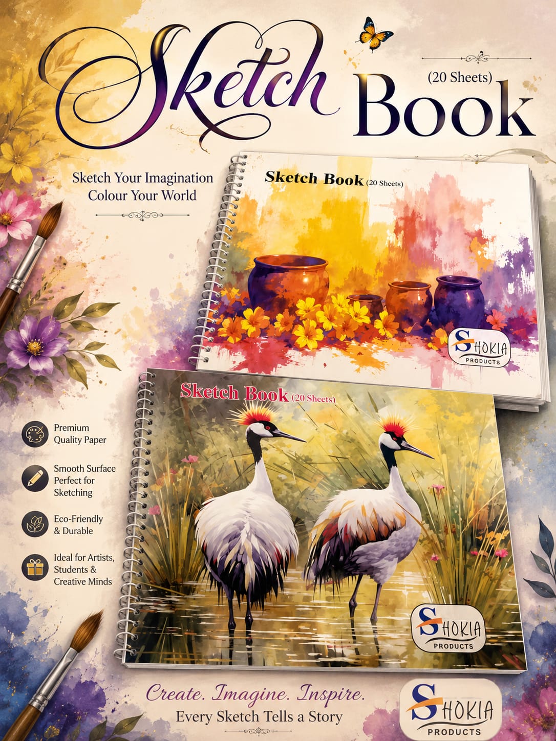 Sketch Book A4 Size Each - Win Bachat