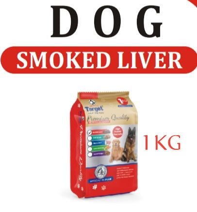 TARGET PREMIUM DOG FOOD SMOKE LIVER - 1 KG - Win Bachat