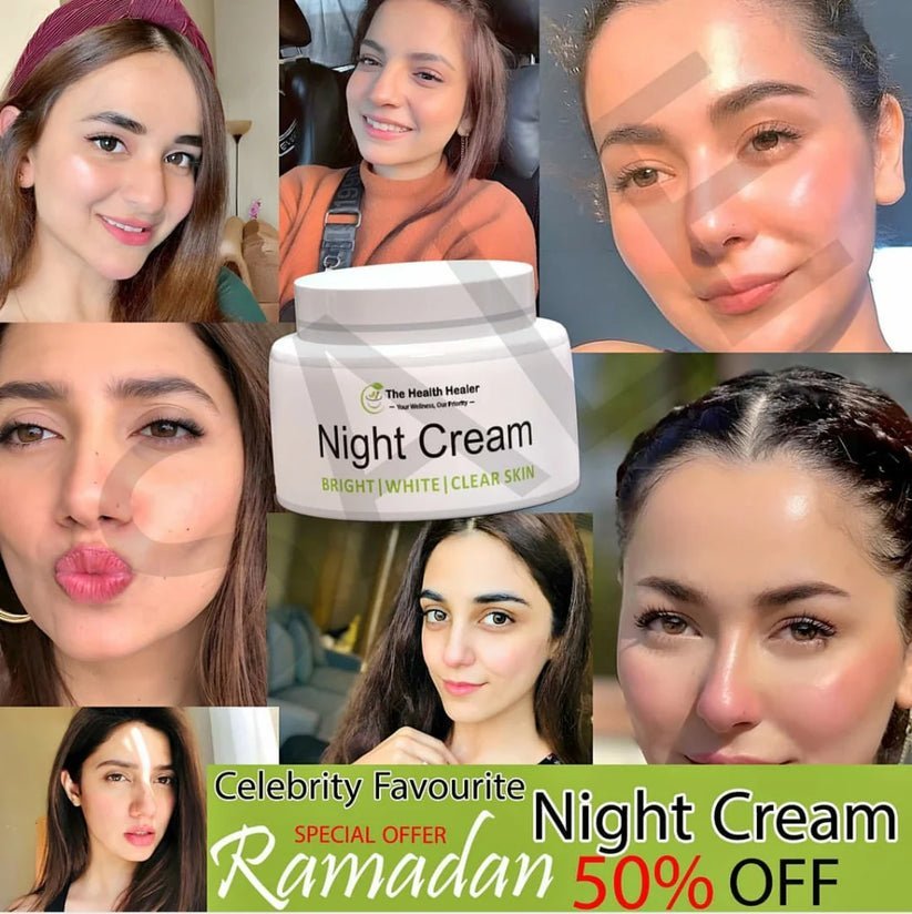The Health Healer Whitening & Glowing Night Cream - Win Bachat