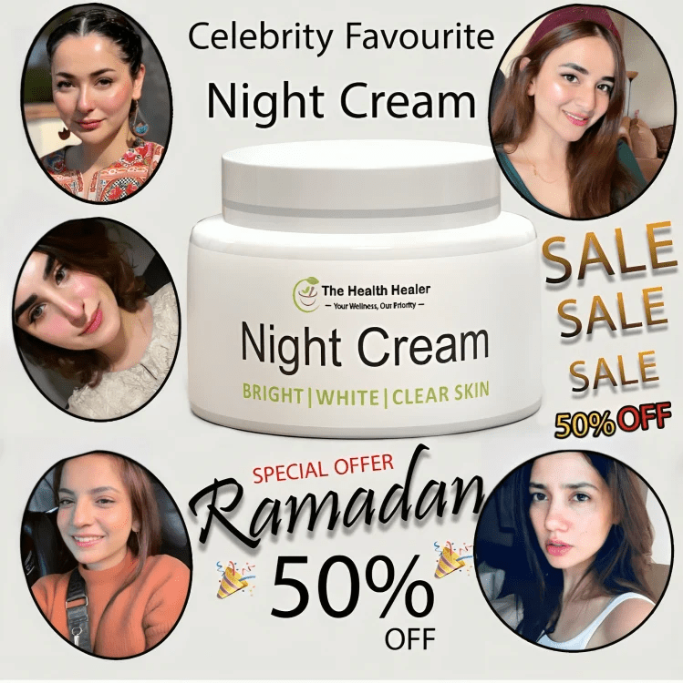 The Health Healer Whitening & Glowing Night Cream - Win Bachat