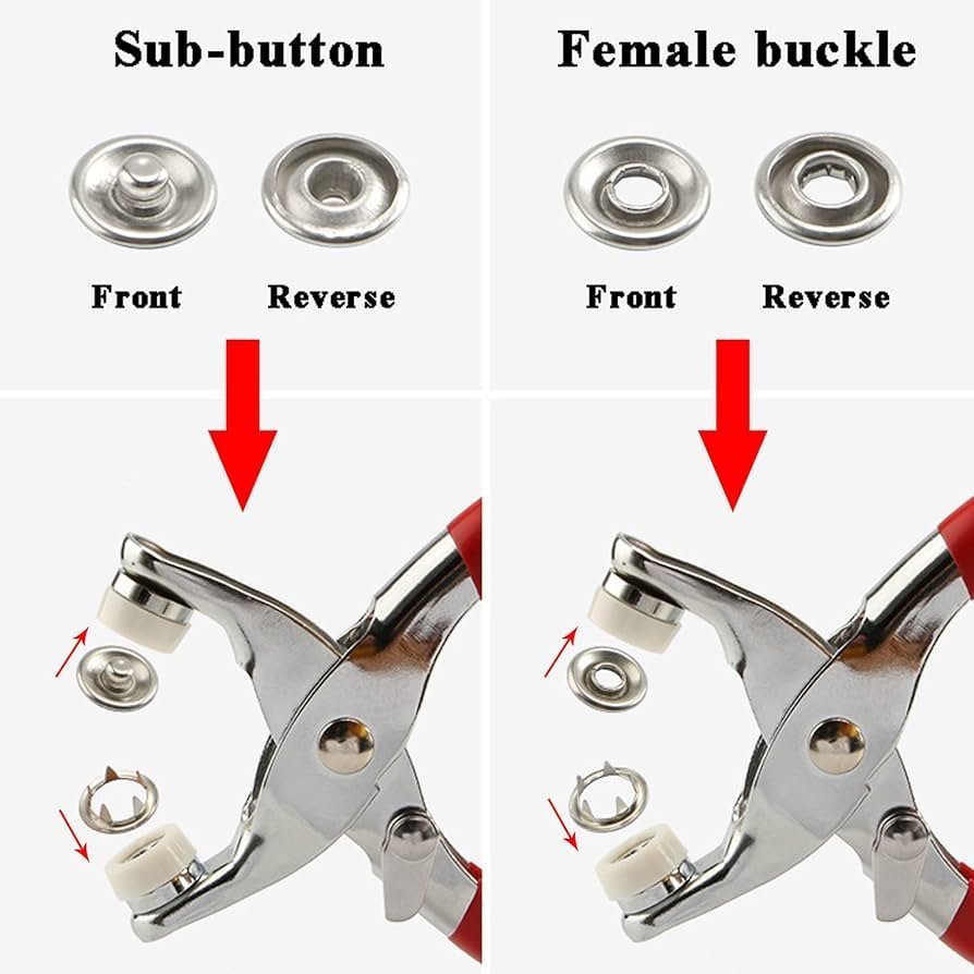Tich button (metal) - Win Bachat